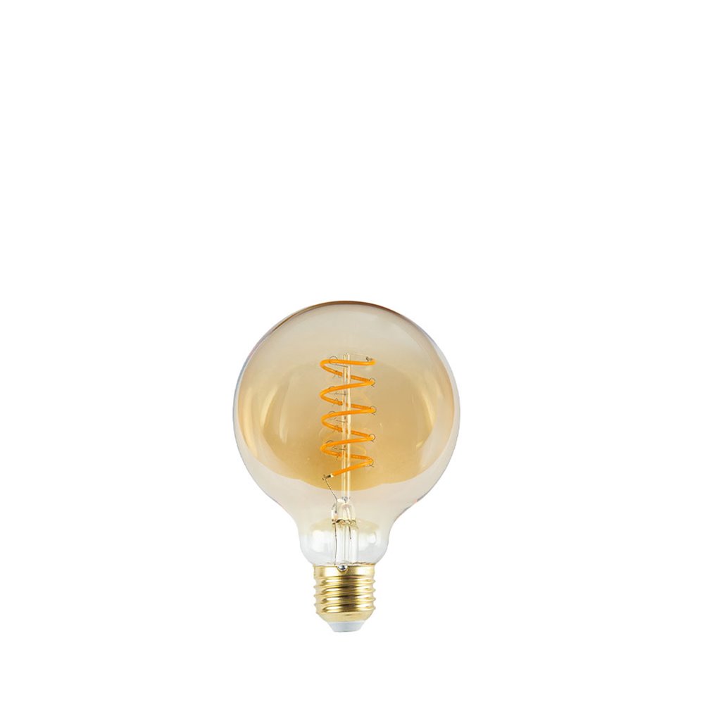 Led globe g95 e27 amber 2100k 450lm dimbaar