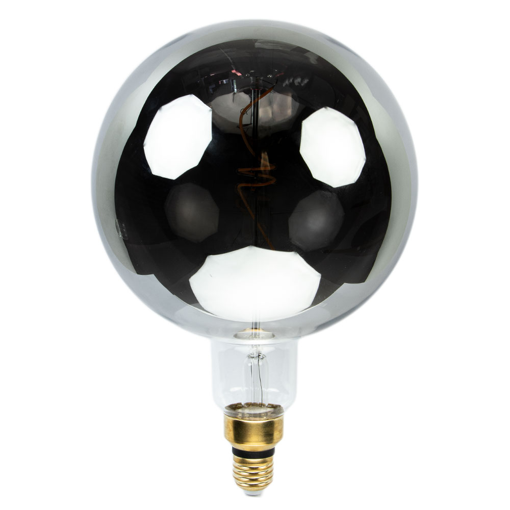 Lichtbron LED E27 - G200 | 2100K | 520lm | Dimbaar - Titanium/smoke | Ø20cm
