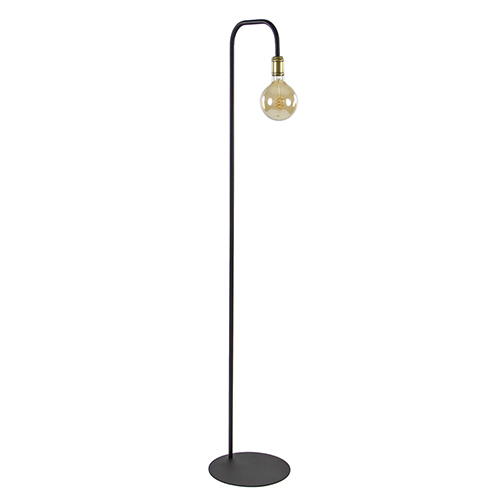 Dubbelzinnig Revolutionair struik Zwarte staande lamp excl. lichtbron | Straluma