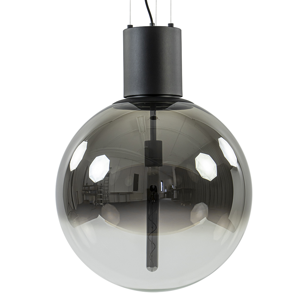 Hanglamp Cipallone zwart/smoke gradiënt