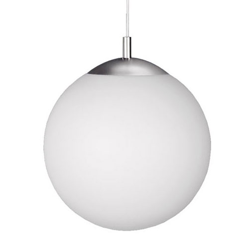 Oh doel jukbeen Moderne hanglamp bol wit glas, keuken | Straluma