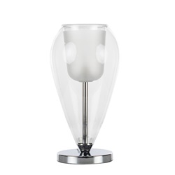 Tulip tafellamp helder glas