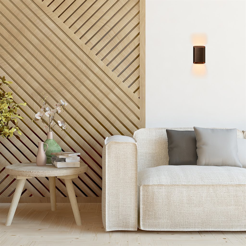 Wandlamp Diaz S brons