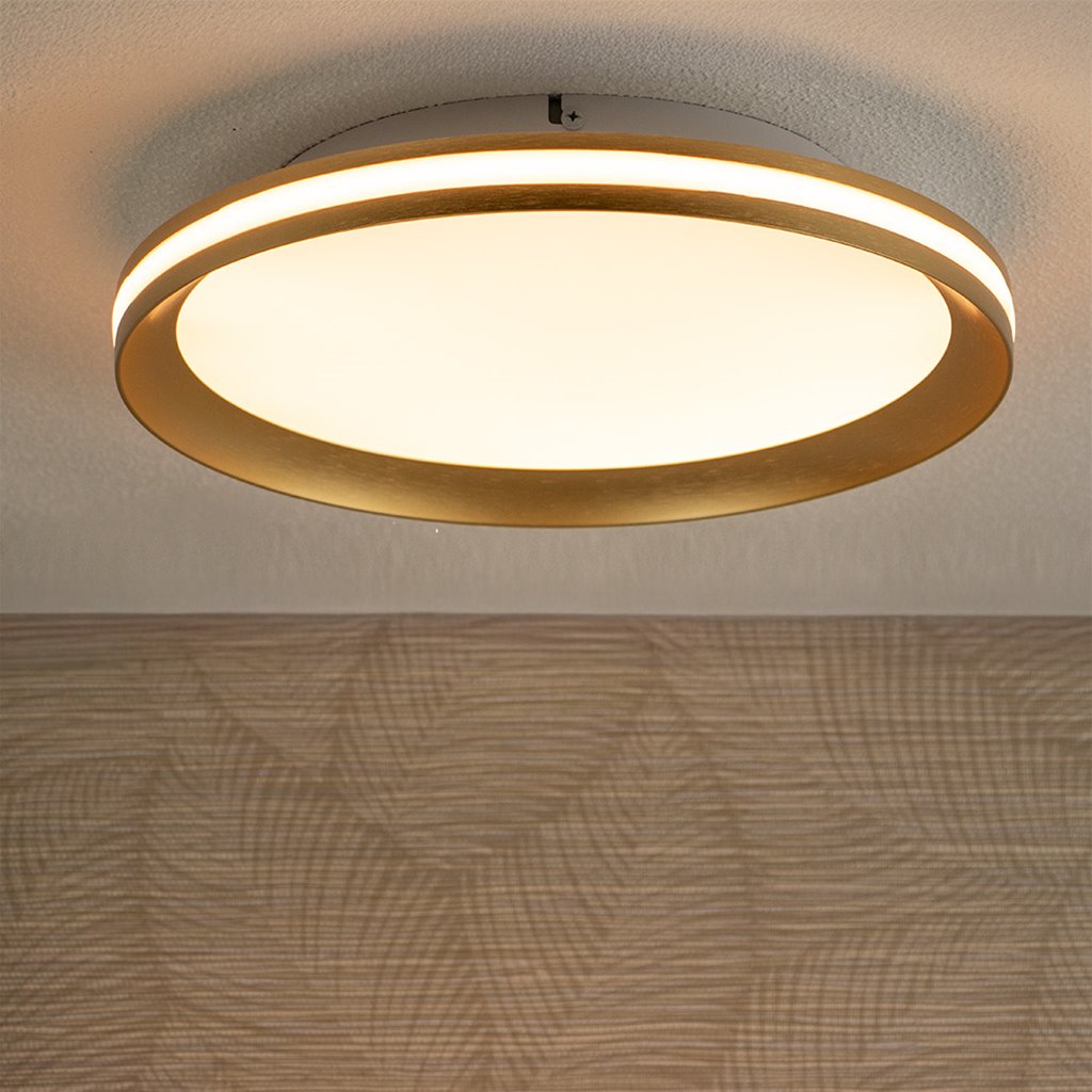 Plafondlamp Disc Ø40cm - Goud