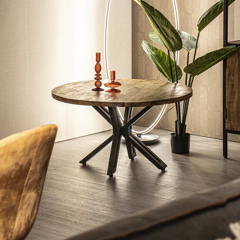 Salontafel Yana mangohout rond Ø80 cm