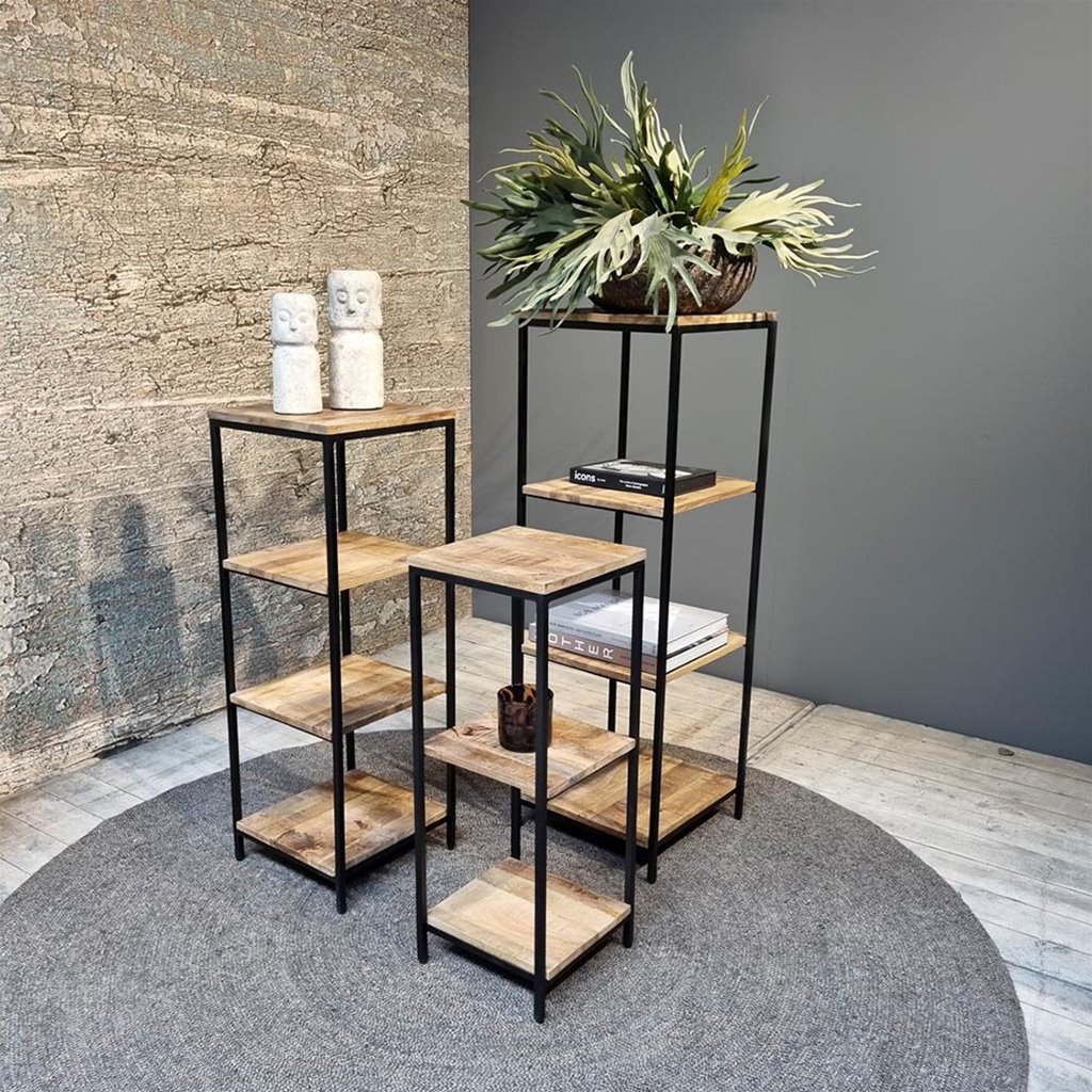 Mango houten kastje 40x40x120 cm