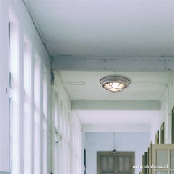 Plafondlamp Typhoon beton/korf industrieel