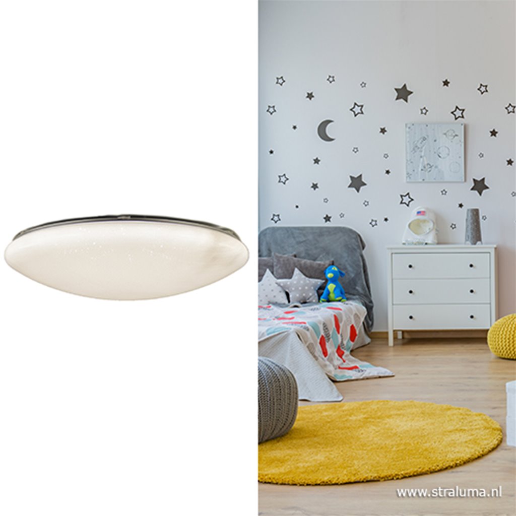 Grote LED plafondlamp sterren  remote