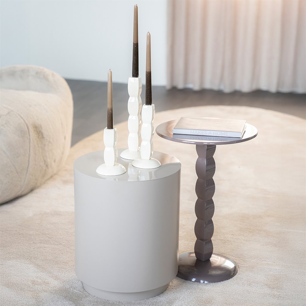 Bijzettafel Prinz - dark taupe