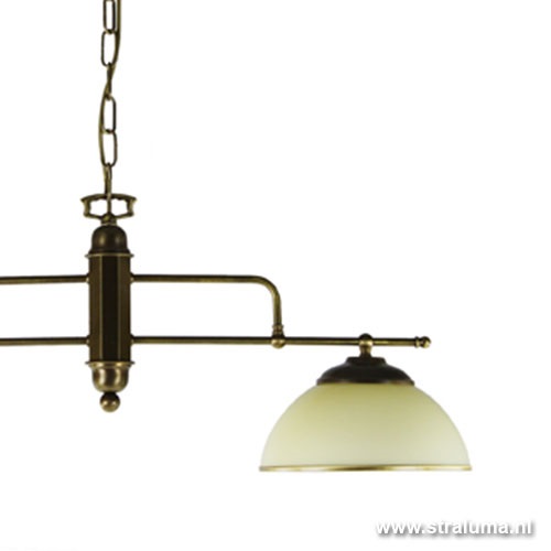 Hanglamp klassiek voor eettafel brons