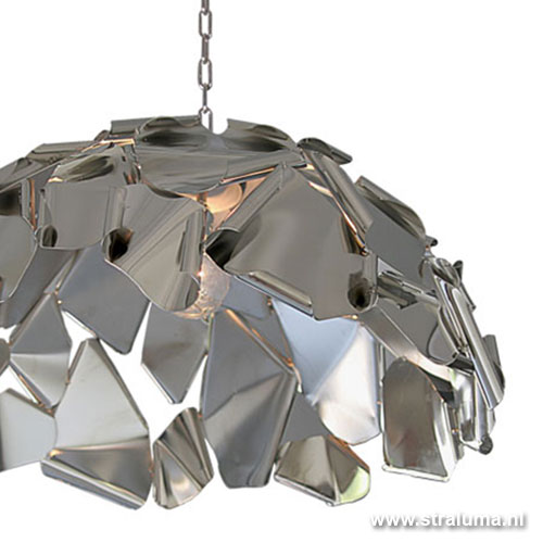 ledematen Miniatuur pomp Hanglamp koepel rvs design | Straluma