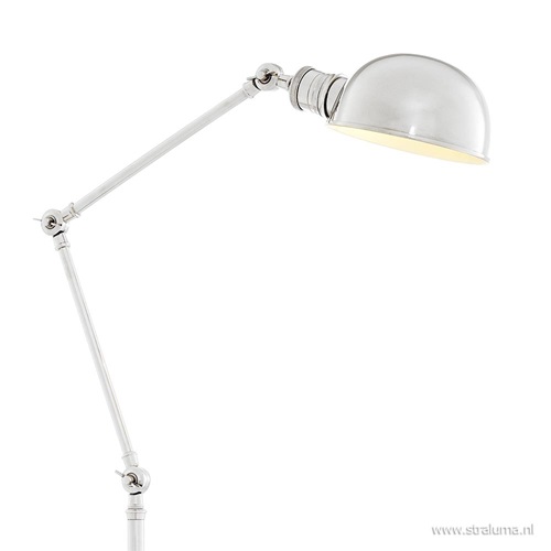 Romantische leeslamp old design zilver