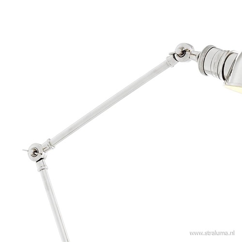 Romantische leeslamp old design zilver