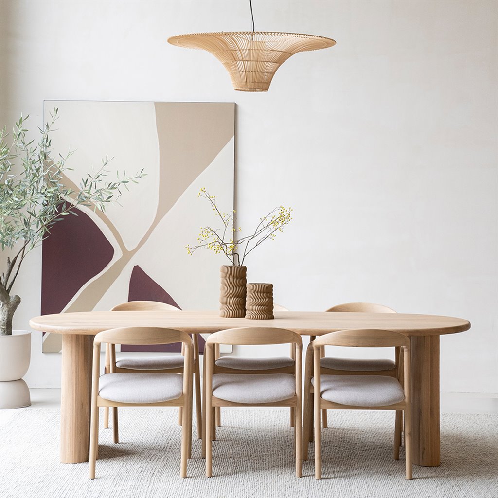 Eettafel Josh - Naturel Eiken
