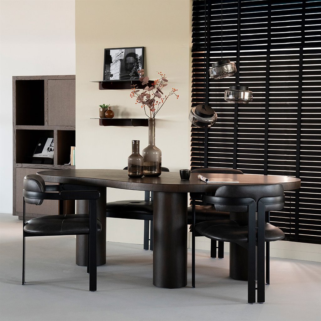 Eettafel bobbie bruin