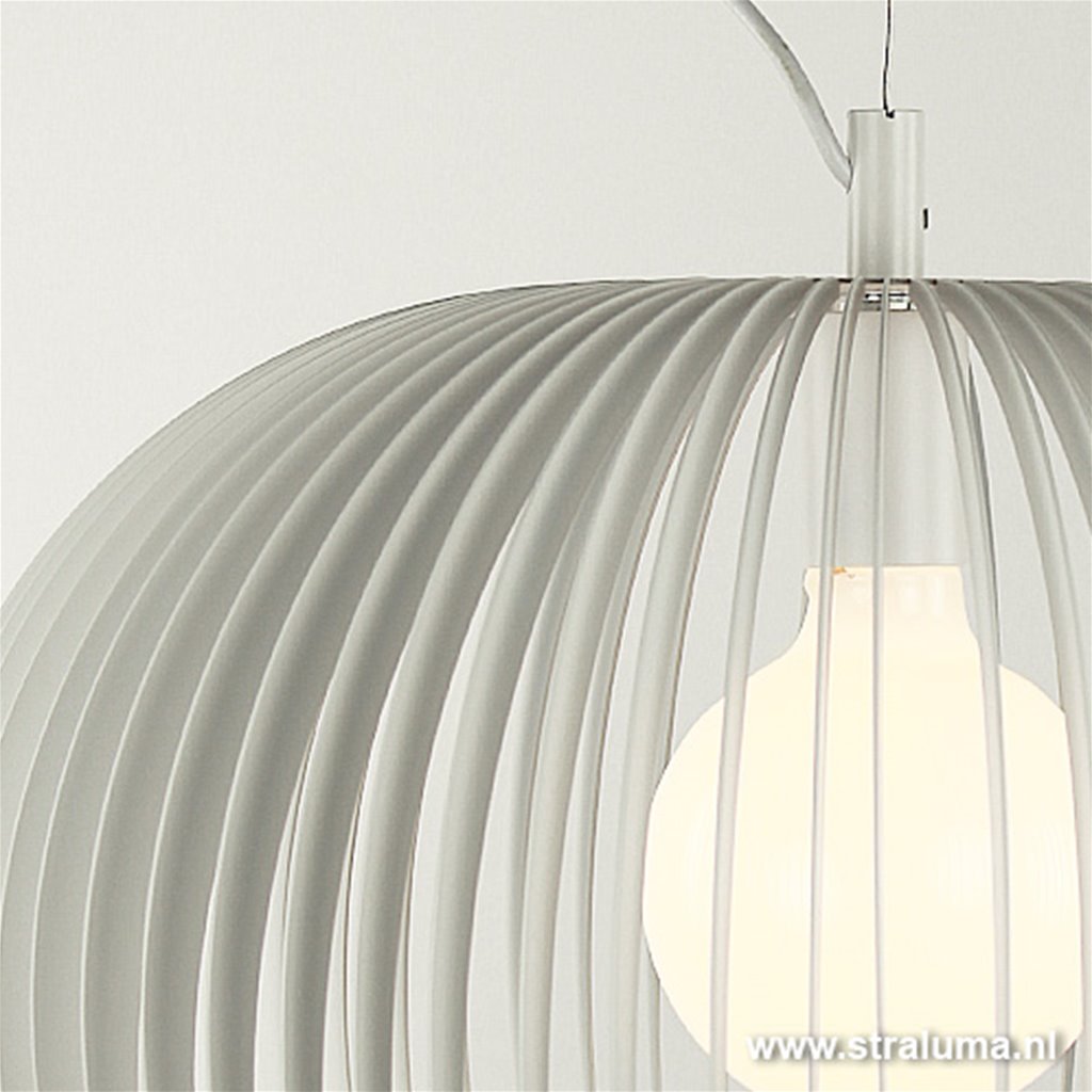 Ingang atleet Storen Scandinavische design hanglamp wit | Straluma