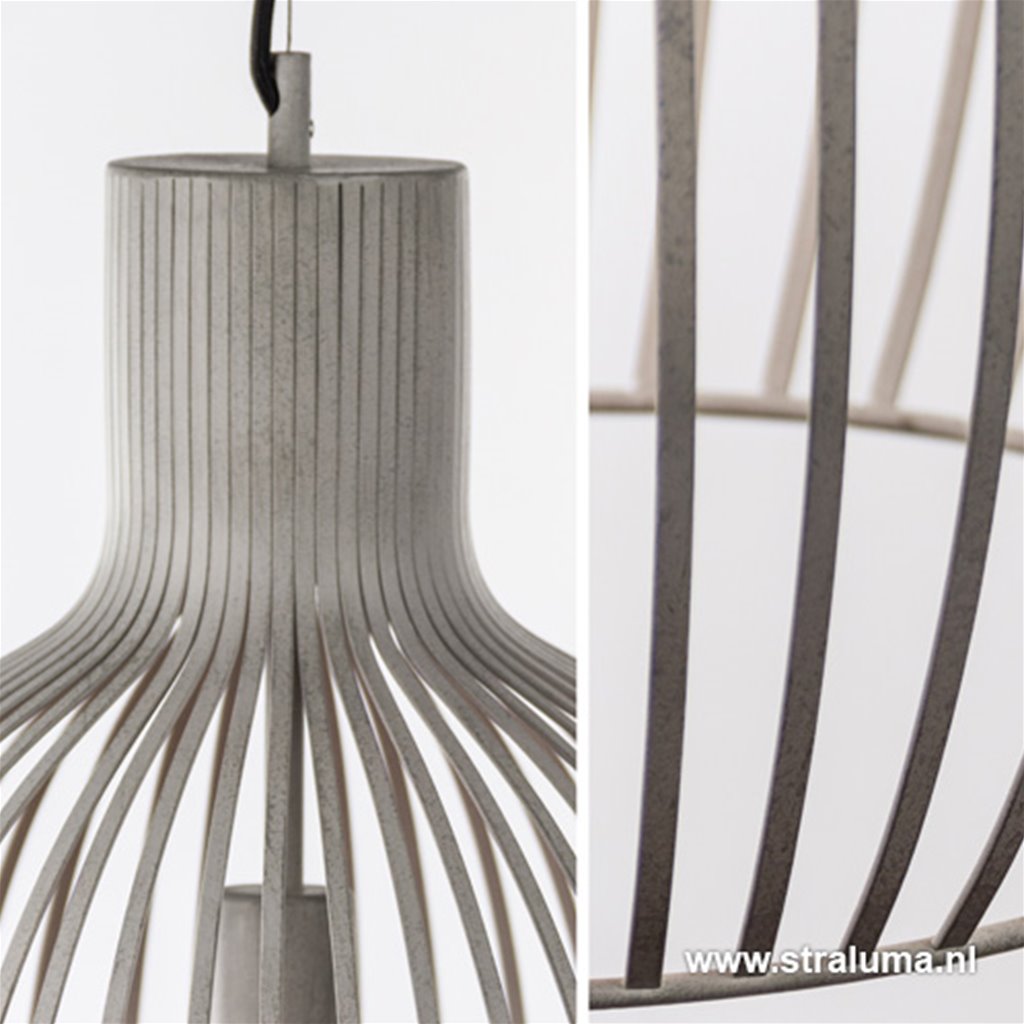 Trendy betonlook hanglamp draad