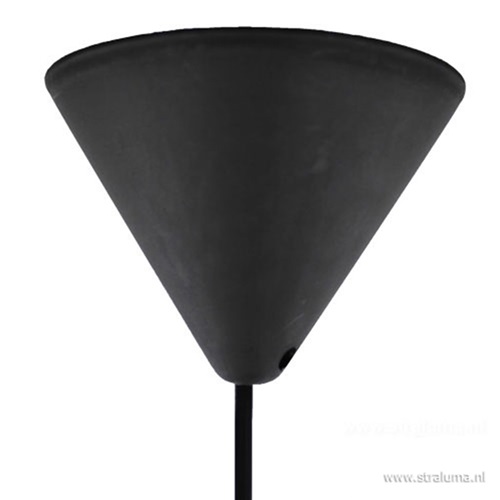 Hanglamp Abaca zwart 45 cm modern