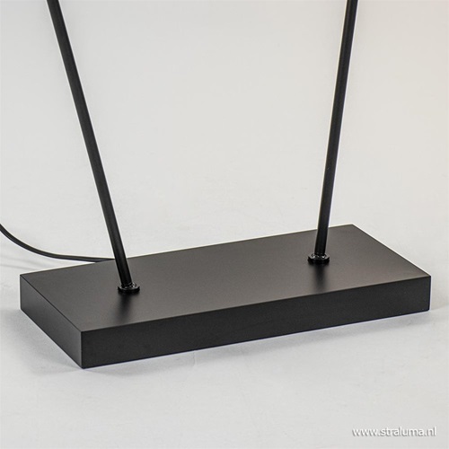 Moderne LED vloerlamp dimbaar mat zwart