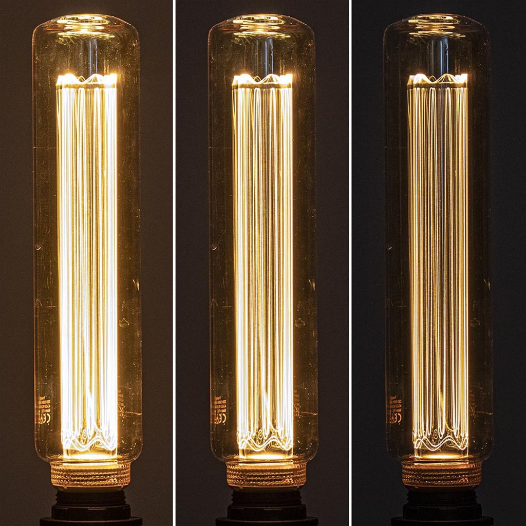 Afkeer nicht Verdorren 3-standen dimbare LED lamp buis gold decoratief XL met memory | Stralum