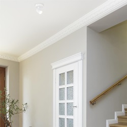 1-Lichts opbouwspot plafond/wand wit