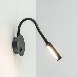 Moderne LED wandlamp zwart verstelbaar