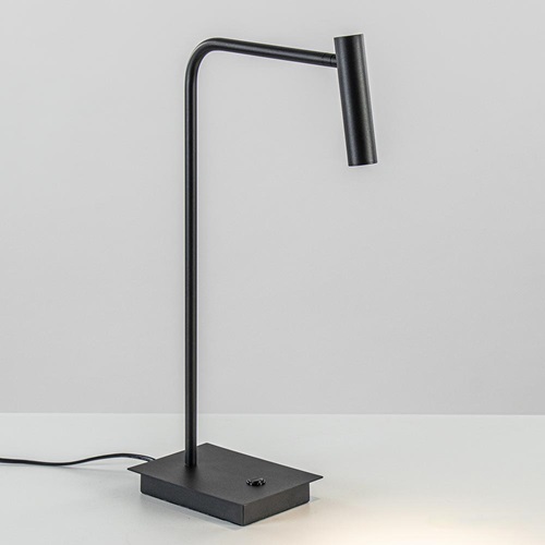 Zwarte bureaulamp met dimbaar LED verstelbaar