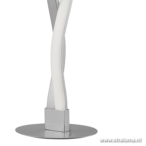 Design tafellamp LED zilver dimbaar