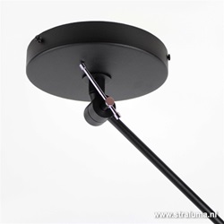 Moderne LED hanglamp verstelbaar zwart