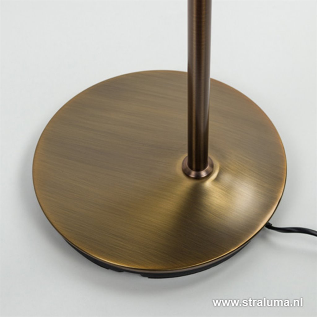 smal pomp halsband LED leeslamp brons dimbaar en kleuren | Straluma