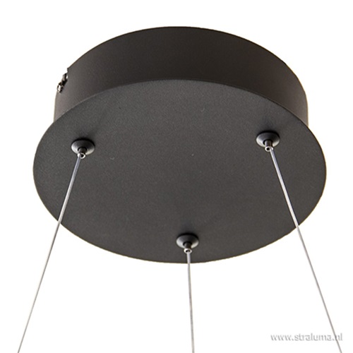 Moderne design hanglamp XL LED zwart