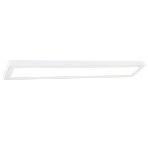 Langwerpige plafondlamp LED panel wit