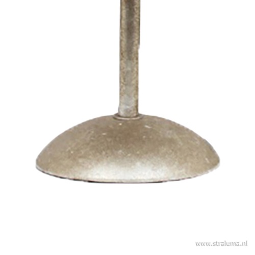Design tafellamp ambachtelijk zilver