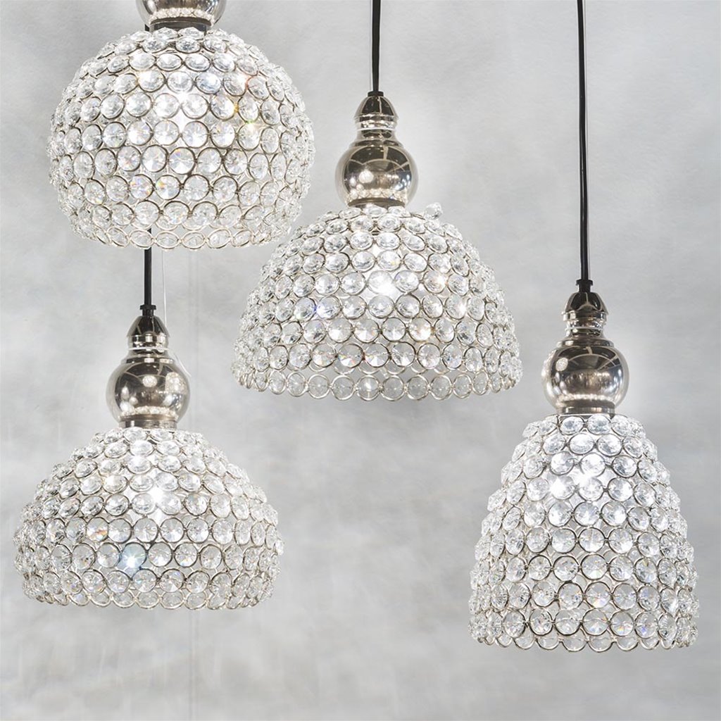 Verbeteren Bezem Pittig Light & Living hanglamp Elene kristal | Straluma