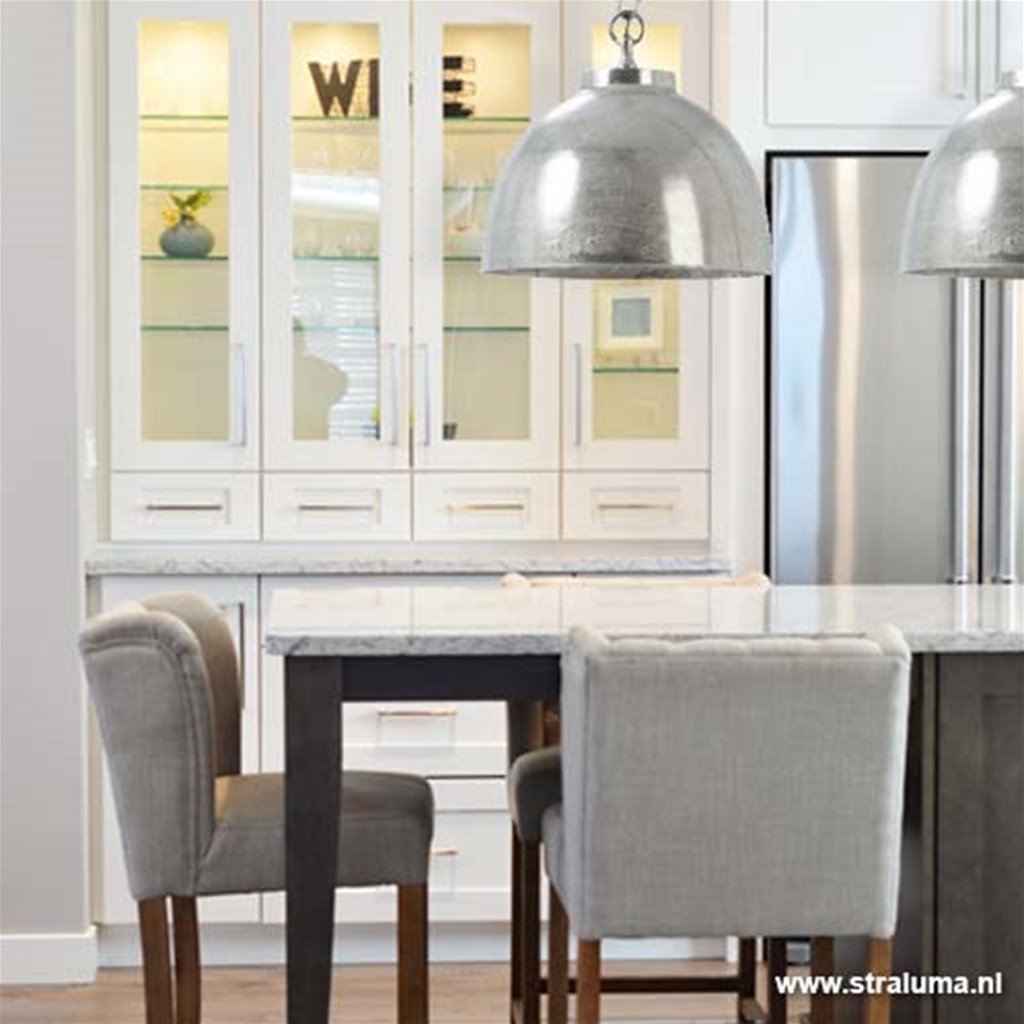 Light & Living Hanglamp Kylie zilver