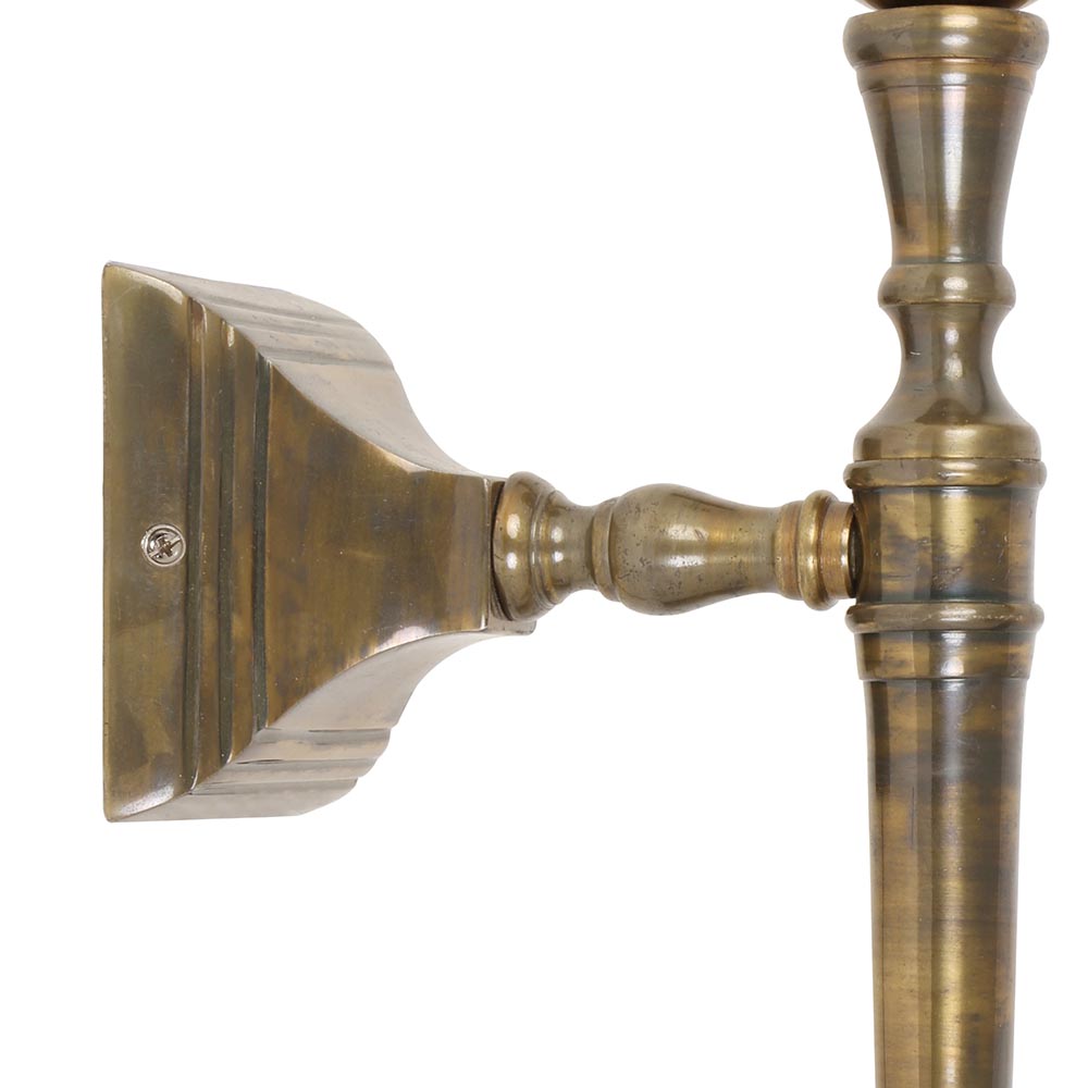 Skim eenzaam knijpen Klassieke wandlamp Delhi antiek brons | Straluma