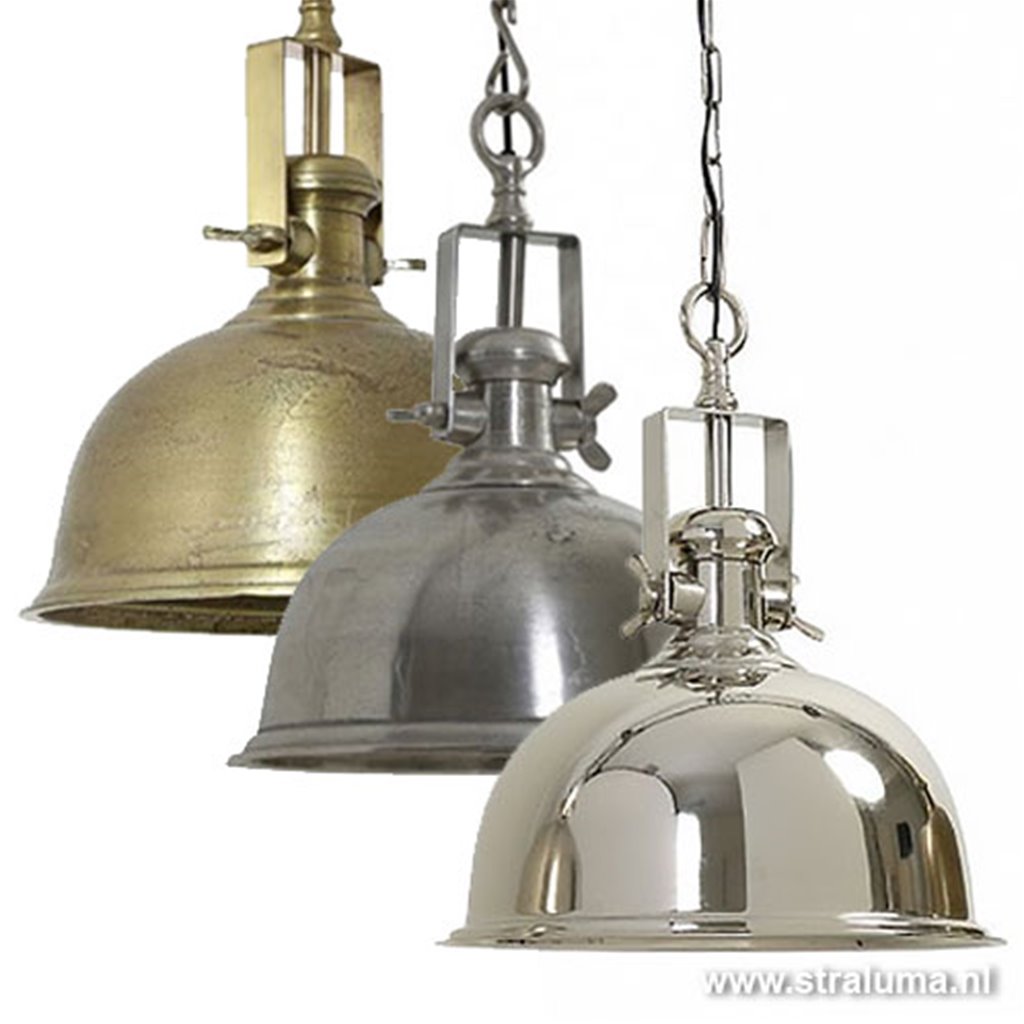 Light & Living hanglamp Kennedy zilver