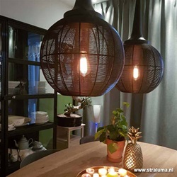 Light Living hanglamp Adrienne XL zwart
