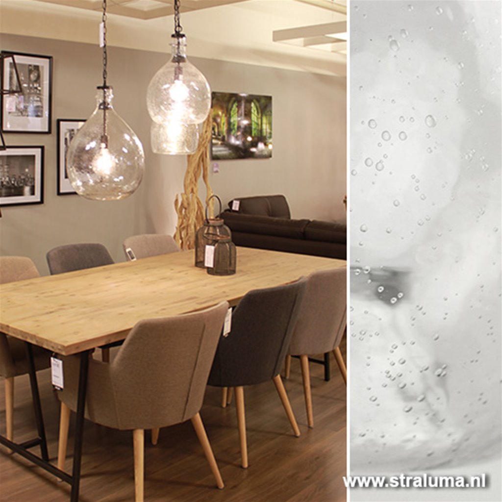 Kleine hanglamp Gabi glas gang, keuken
