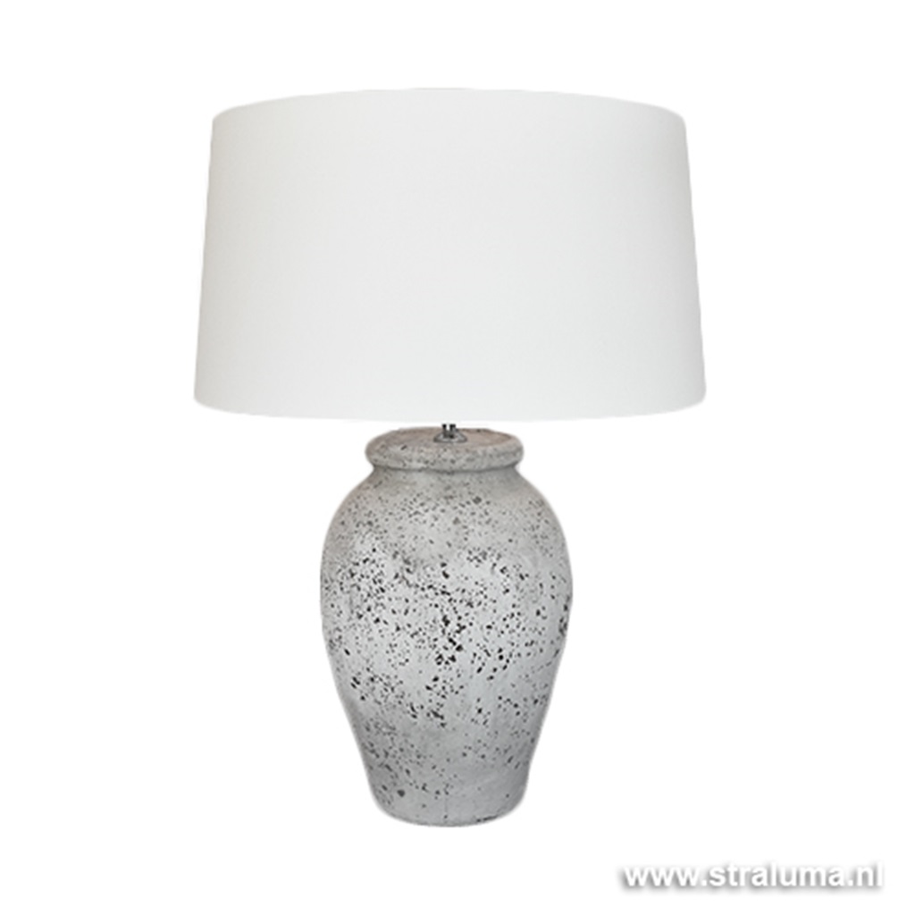 Tegenslag Score Barmhartig Landelijke stenen lampvoet Vulsini 50 cm | Straluma