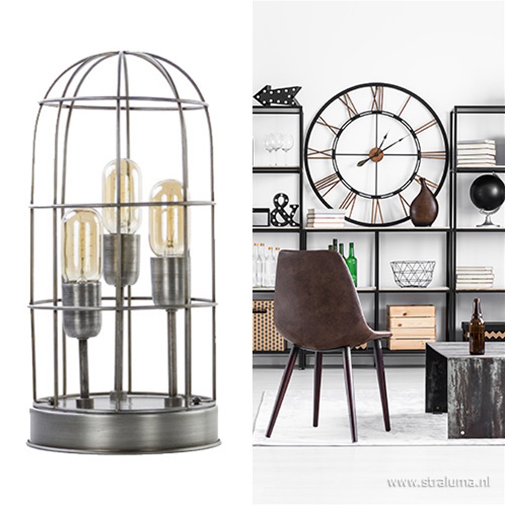Light & Living tafellamp Carandira 3-L