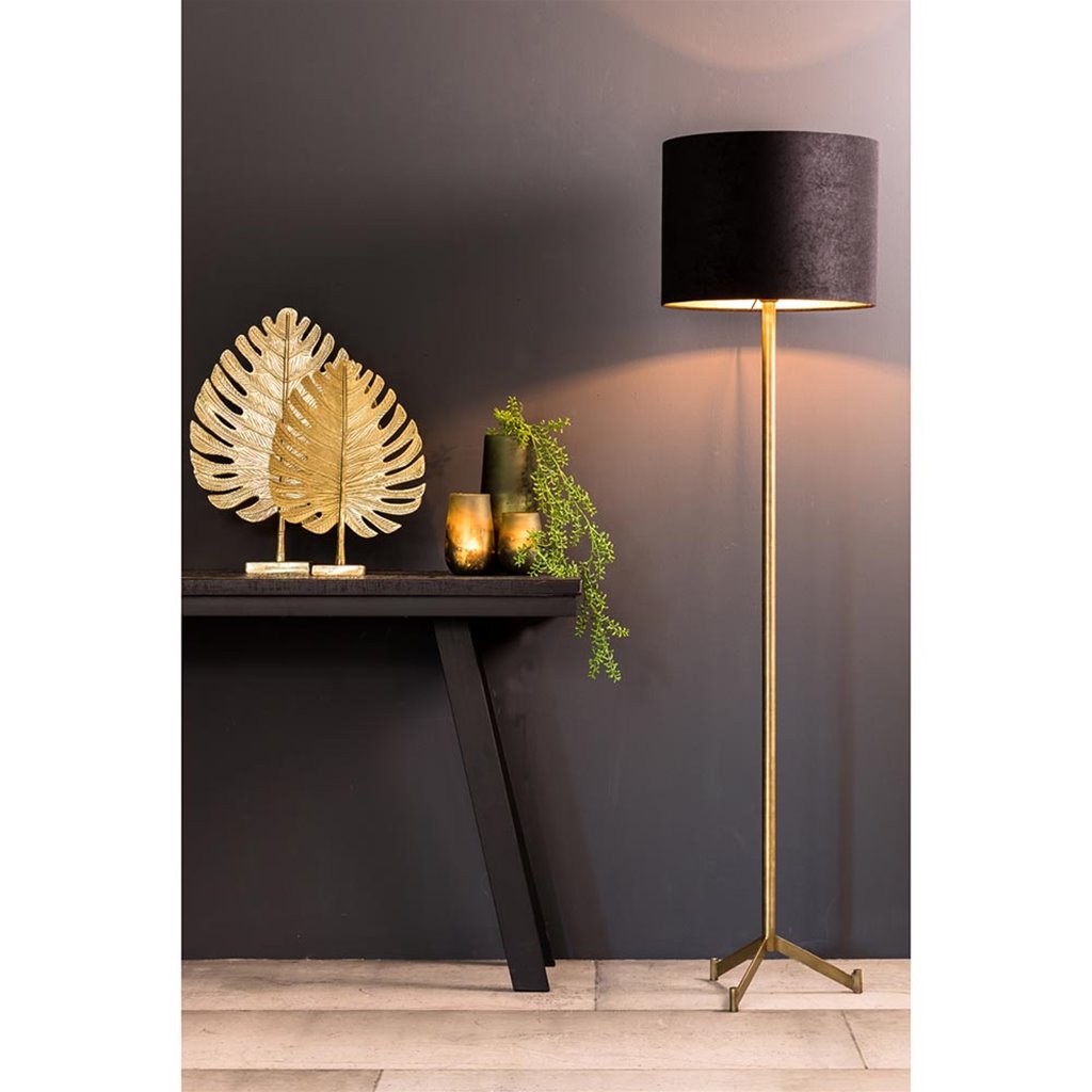 Light and Living vloerlamp brons excl. | Straluma