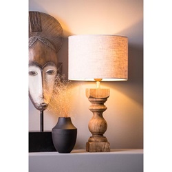 Kleine lampvoet Cumani hout light and Living