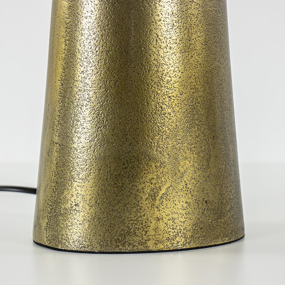 Lampvoet d10h30cm ruw ant.brons