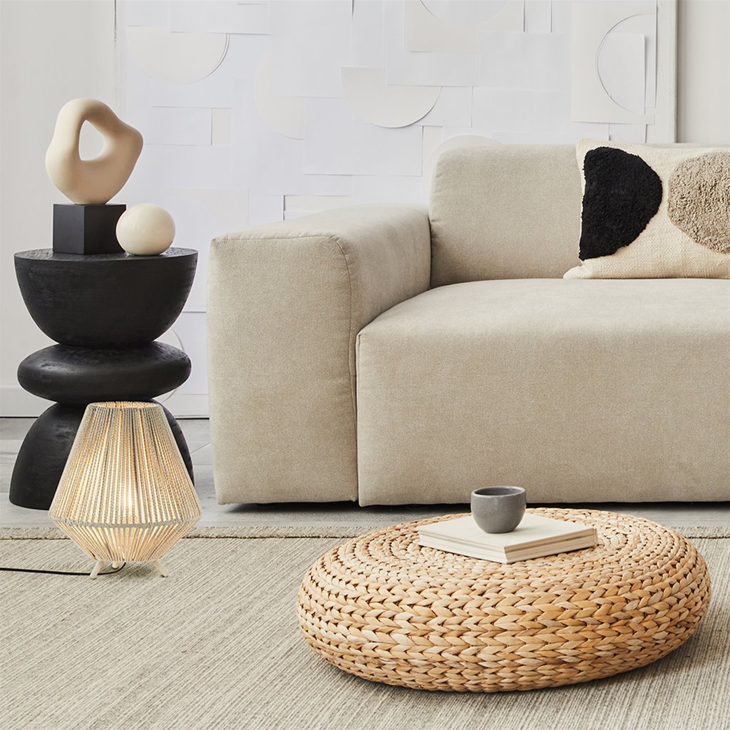 Light and Living tafellamp Felida cream