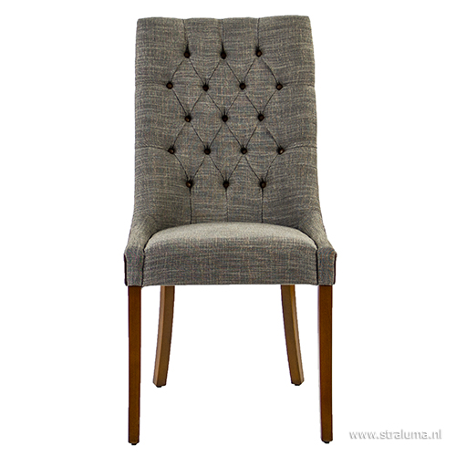 Pijnstiller Onbelangrijk Landgoed Luxe klassieke stoel met lederen details | Straluma