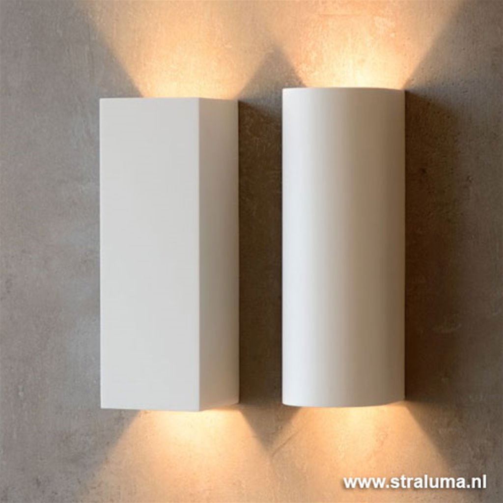 Baffle omdraaien Radioactief Design wandlamp Verto wit keuken-hal | Straluma