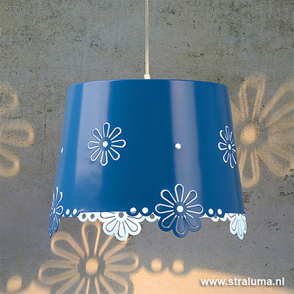Deborah hanglamp blauw kinderkamer