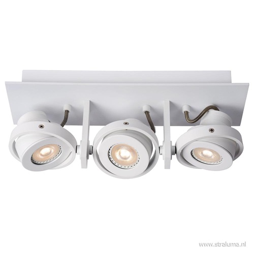 Plafondspot 3-lichts balk wit dim to warm