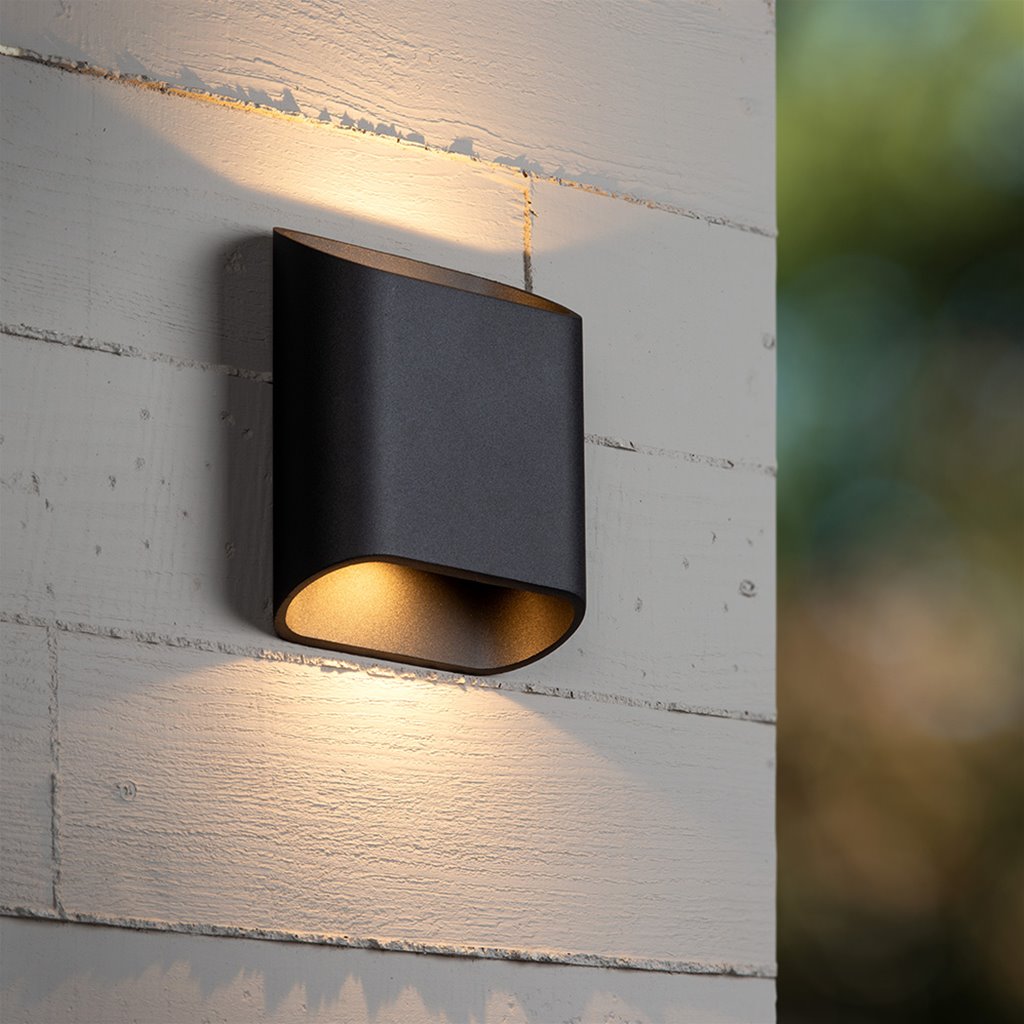 Wandlamp Binnen/Buiten | IP65 - Zwart